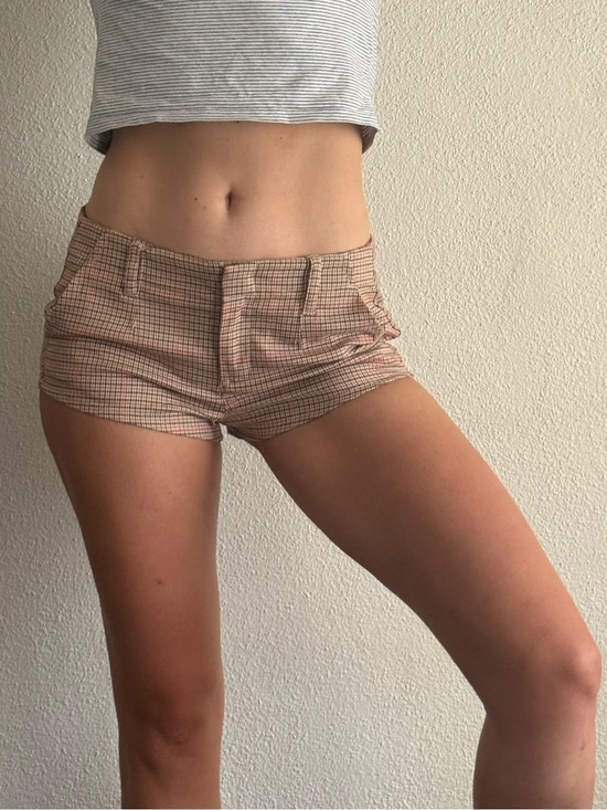 Free People Pants - Free People Micro Shorts Plaid